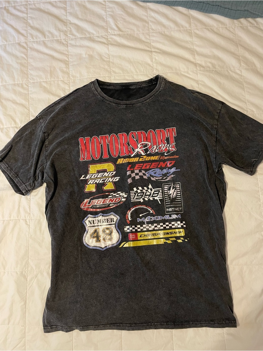 Motorsport Racing Graphic Tee - Black by